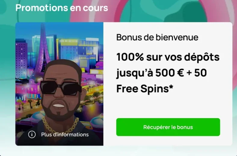 Le bonus de bienvenue 